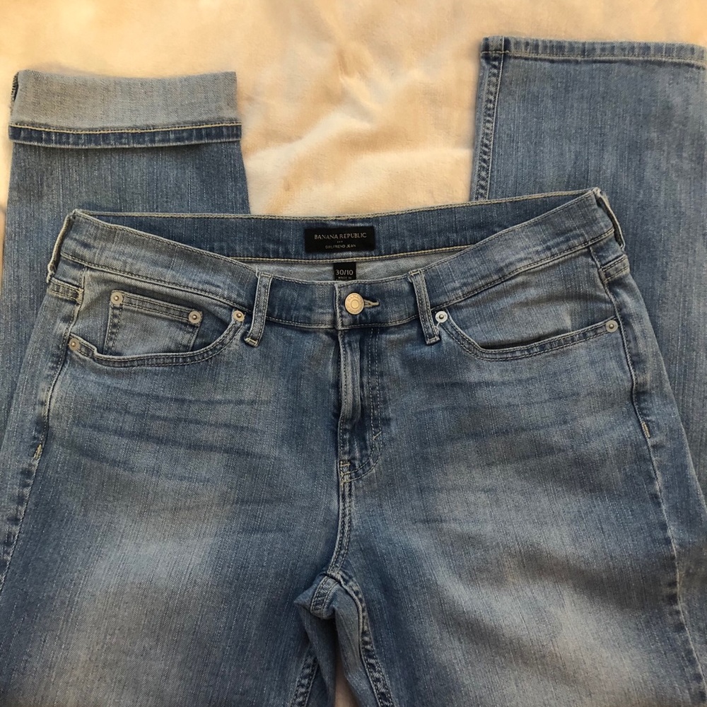Banana Republic Girlfriend Jeans, Sz 10 Exc Cond